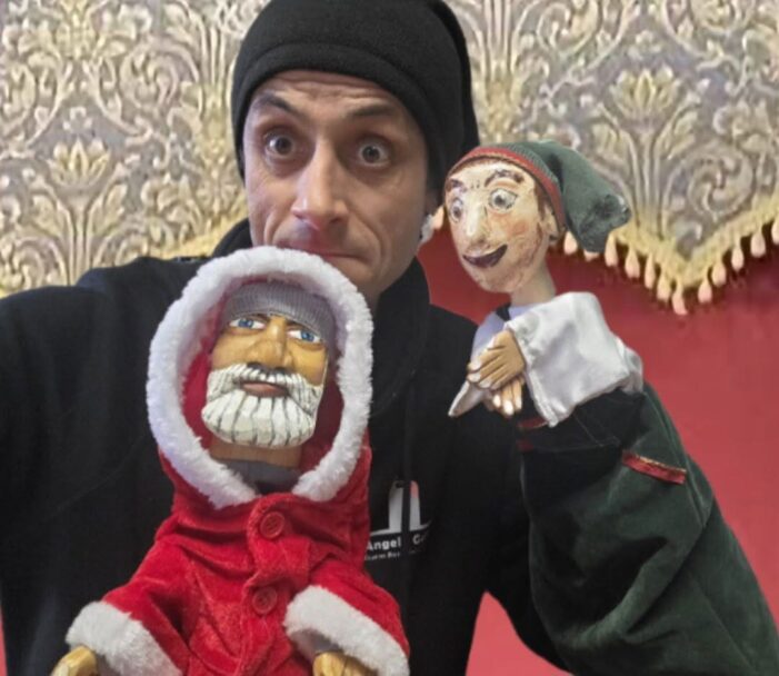 Zampalesta, Babbo Natale e l’Elfo Lino… l’elfo escluso.
